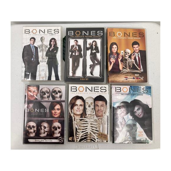 DVD Disc Bundle Bones 20th Century Fox TV Show Complete Seasons 1 2 3 4 5 6 Set - Picture 1 of 9